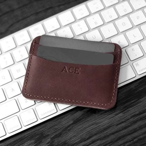 Leather Slim Card Wallet by Northwind