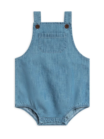 Noe Chambray Bubble Overalls by Colored Organics