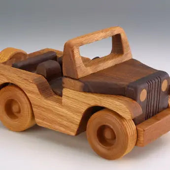 Wooden Jeep- Baldwin Toy Co.