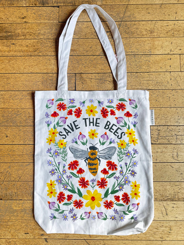 "Save The Bees" Tote Bag by 1Canoe2