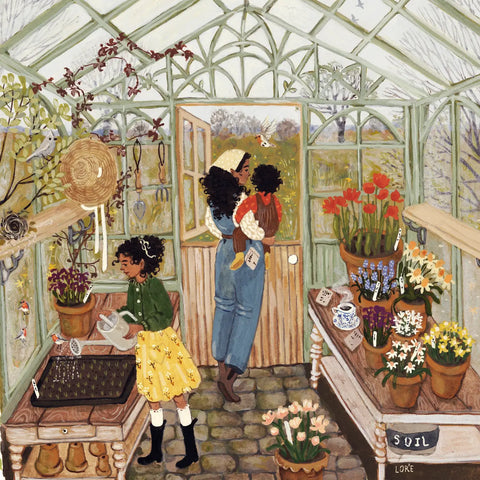 "Dawn Chores" Print by Loré Pemberton