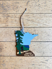 Minnesota Laser Cut Ornaments - 4” by Knit and Nailed