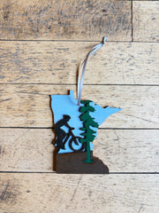 Minnesota Laser Cut Ornaments - 4” by Knit and Nailed