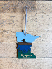 Minnesota Laser Cut Ornaments - 4” by Knit and Nailed