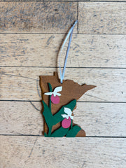 Minnesota Laser Cut Ornaments - 4” by Knit and Nailed