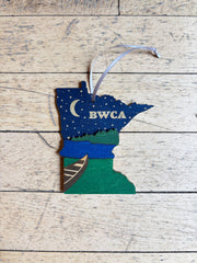 Minnesota Laser Cut Ornaments - 4” by Knit and Nailed