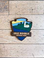 Arrowhead Badge Magnet 3" by Knit and Nailed