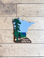 Minnesota Magnet 4” by Knit and Nailed