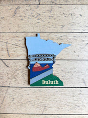 Minnesota Magnet 4” by Knit and Nailed
