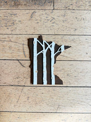 Minnesota Magnet 4” by Knit and Nailed