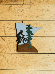 Minnesota Magnet 4” by Knit and Nailed