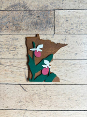 Minnesota Magnet 4” by Knit and Nailed