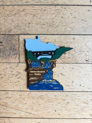 Minnesota Magnet 4” by Knit and Nailed