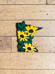 Minnesota Magnet 4” by Knit and Nailed