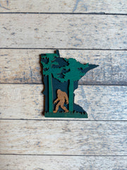 Minnesota Magnet 4” by Knit and Nailed