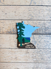 Minnesota Magnet 4” by Knit and Nailed