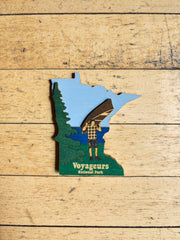 Minnesota Magnet 4” by Knit and Nailed