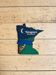 Minnesota Magnet 4” by Knit and Nailed