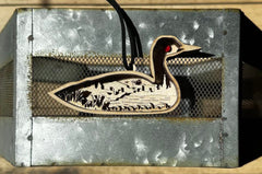 “Loon in a Tree” Ornament by Laser Lakes