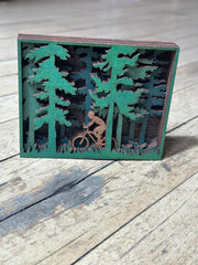 Shadow Box Magnet by Knit & Nailed