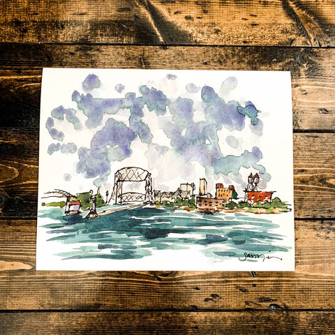 "Duluth Views" Print by SJ Nielsen