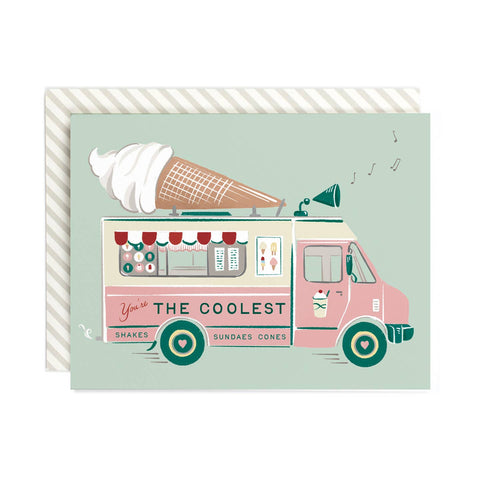 “The Coolest” Ice Cream Truck Card- Amy Heitman