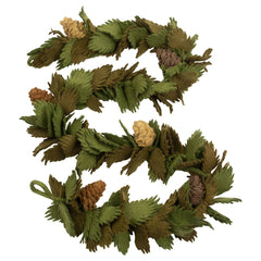 Pine Cone Felt Garland by The Winding Road
