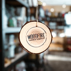Wood Slice Air Freshener by Woodfire Candle Co.
