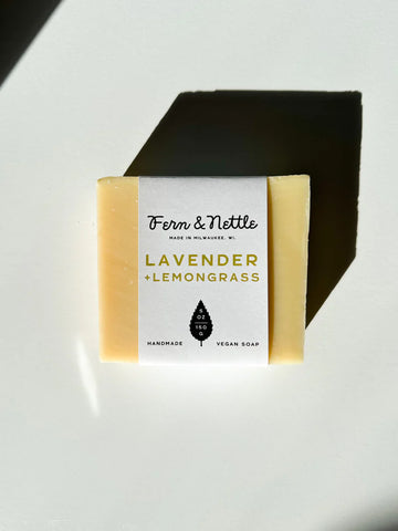 Lavender + Lemongrass Soap by Fern & Nettle