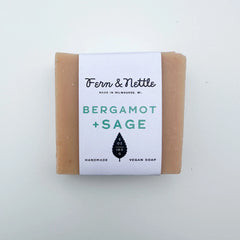 Bergamot + Sage Soap by Fern & Nettle