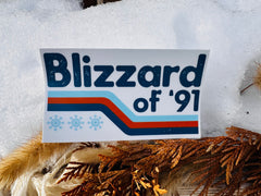 Blizzard of 91' Sticker- Sweetpea & Co.