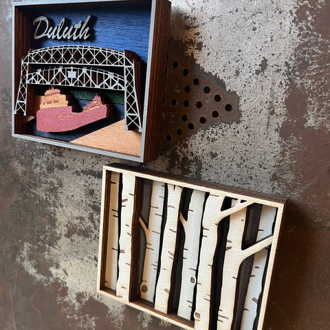 Shadow Box Magnet by Knit & Nailed