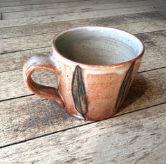 "Leaf" Ceramic Tiny Mug by Burdock Ceramics