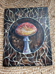 Mushroom Original Paintings by Alexa Carson