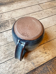 Cassidy Lynne Rude Pottery - Blue  + Speckled Brown Mug