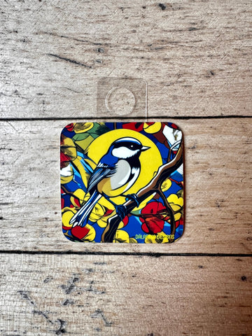 "Chickadee" Sticker by Dälarnia Designs