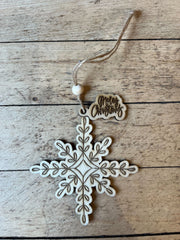 "Star Ornament - Merry Christmas" by Handmade by Hammero