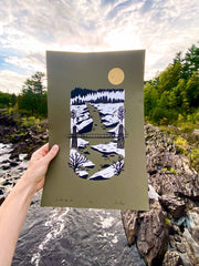 "Jay Cooke State Park" Print by Schaefer Design Co