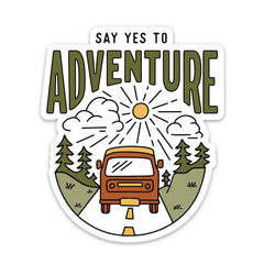 "Say Yes to Adventure" Sticker by Keep Nature Wild