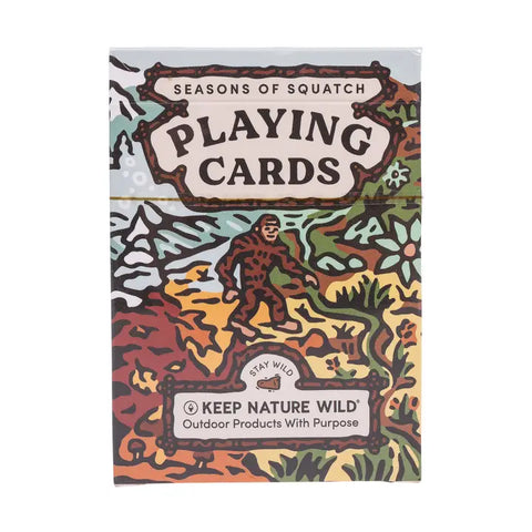 "Seasons of Squatch Playing Cards" by Keep Nature Wild