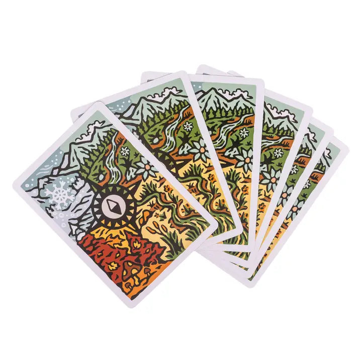 "Seasons of Squatch Playing Cards" by Keep Nature Wild