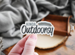 "Kinda Outdoorsy" Sticker- Wild North Co.