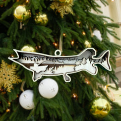 “Norskie in a Tree” Ornament by Laser Lakes