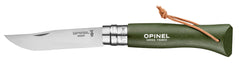 "No. 08 Colorama Stainless Folding Knife with Lanyard" by Opinel