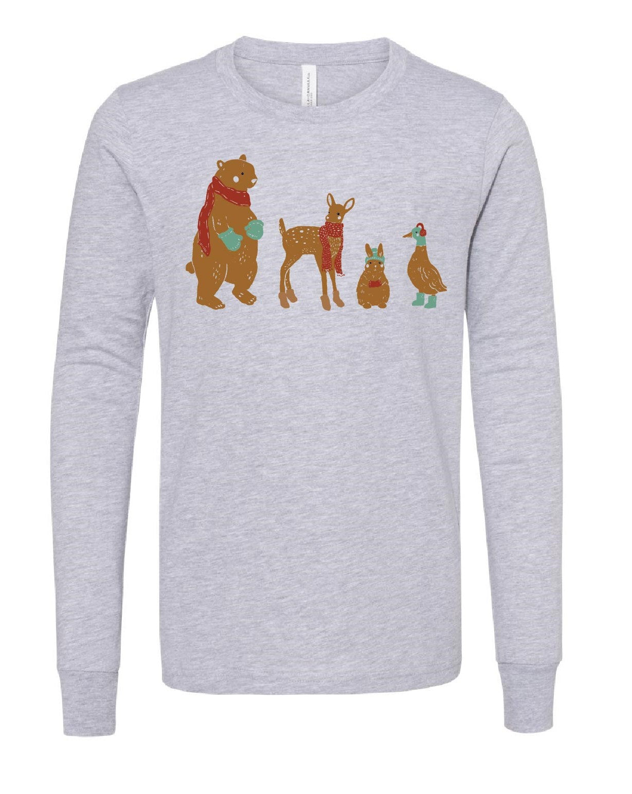 Winter Animals - Toddler Long Sleeve T-Shirt