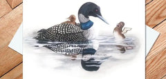 "Loon: Born of Water" Card by Rachael Koppendrayer Art