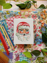 "Retro Santa" - Card by Everyday Antonia Mae