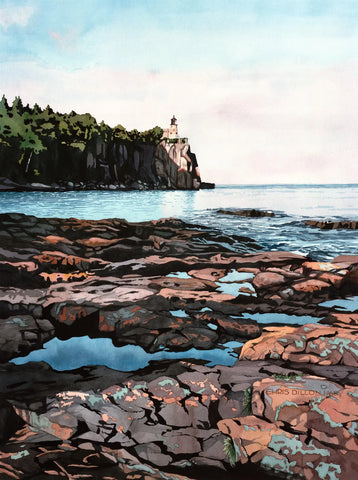 “Split Rock Lighthouse” Print by Chris Dillon
