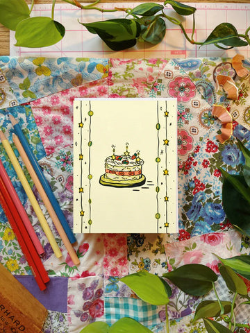 Strawberry Cake - Card by Everyday Antonia Mae