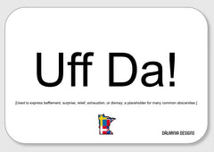 Uff Da! Sticker - Dälarnia Designs